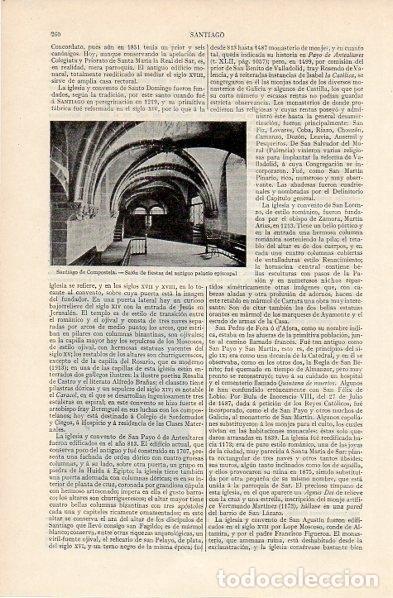 Postales: LAMINA V11235: Salon del Palacio Episcopal, Santiago de Compostela - Varios