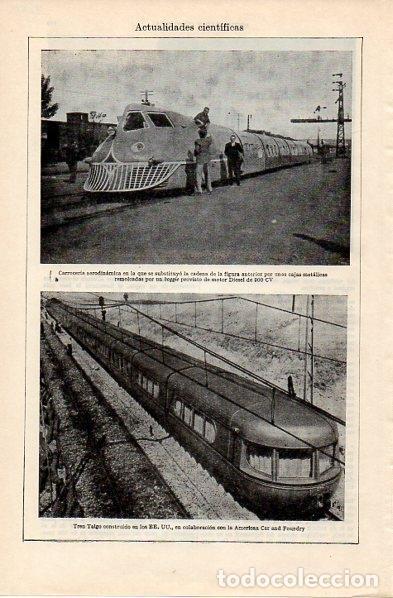 Postales: LAMINA V10819: Tren Talgo construido en Estados Unidos - Varios