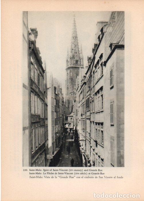 Postkarten: LAMINA V14823: Vista de la Grande Rue en Saint-Malo, Francia - Varios