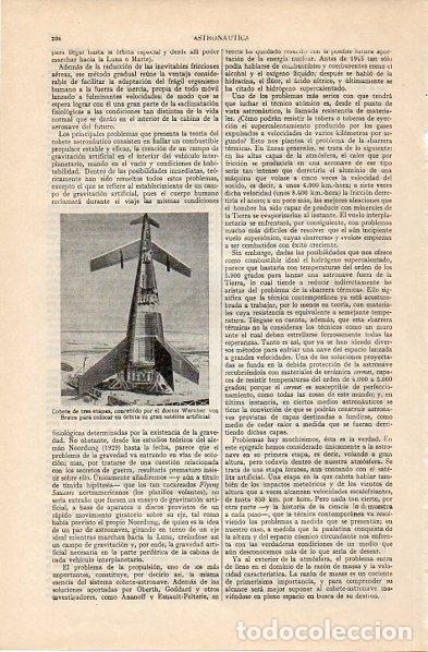 Postcards: LAMINA V10849: Cohete de tres etapas de Von Braun - Varios