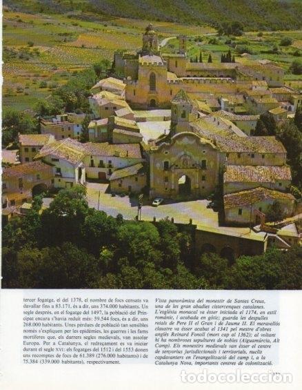 Cartoline: LAMINA V14664: Vista panoramica del monestir de Santes Creus, Tarragona - Varios