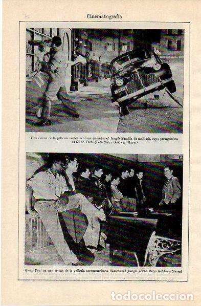 Cartes Postales: LAMINA V10909: Glenn Ford en Blackboard Jungle - Varios