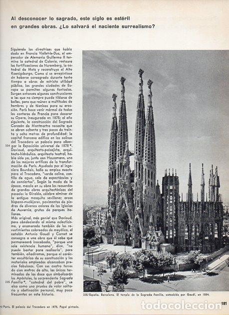 Postais: LAMINA V11409: La Sagrada Familia, Barcelona - Varios