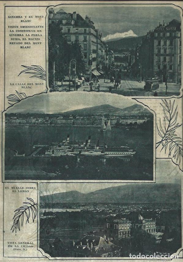 Postales: LAMINA 31621: Ginebra y el Mont Blanc - Varios
