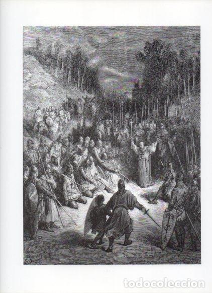 Postales: LAMINA V16087: Las Cruzadas. Ilustracion de Gustavo Dore. Modelo 203 - NULL