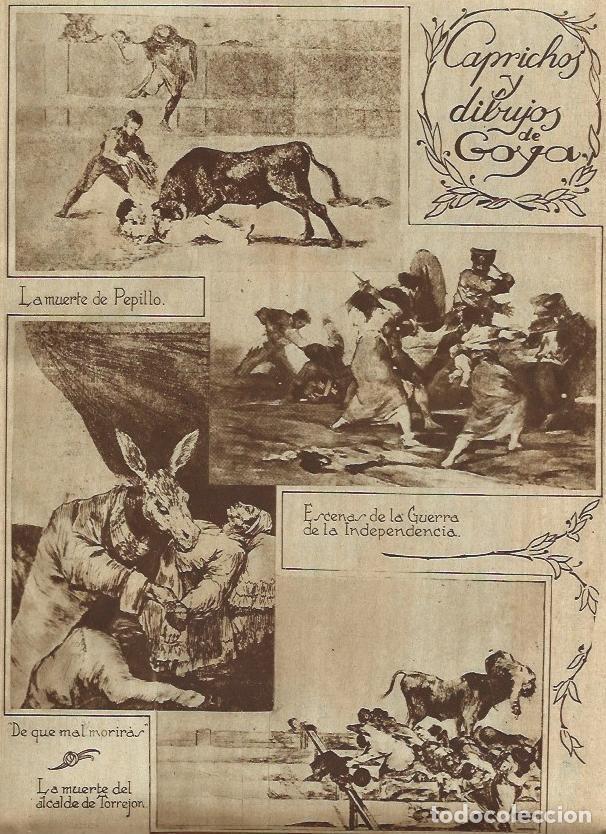 Postais: LAMINA 31570: Caprichos y dibujos de Goya - Varios