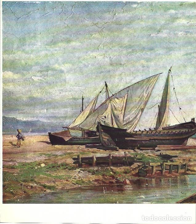 Cartoline: LAMINA 31431: Barques en el Grau de la Tordera, por Joan Roig Soler - Ramon Reig