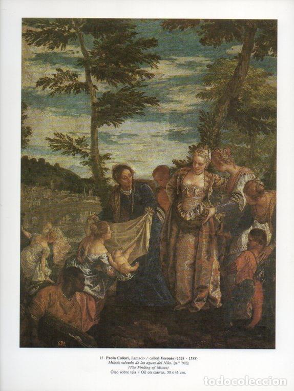 Postais: LAMINA V15839: Moises salvado de las aguas del Nilo por Verones - Varios