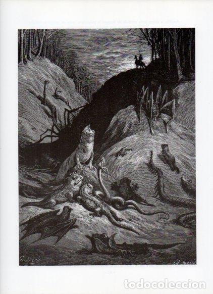 Postales: LAMINA V16026: Orlando Furioso ilustracion de Gustavo Dore. Modelo 142 - NULL