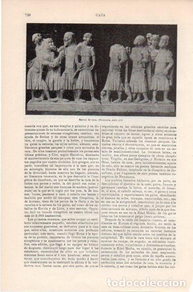 Cartes Postales: LAMINA V11832: Escena de caza, Florencia siglo XIV - Varios