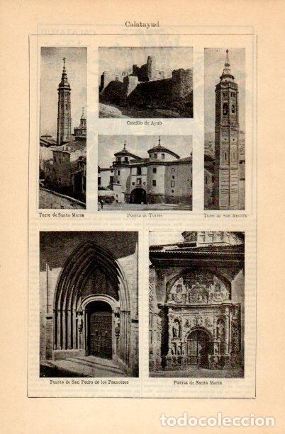 Cartoline: LAMINA V16743: Vistas de Calatayud - Varios