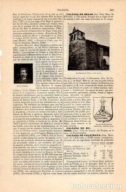 Cartoline: LAMINA V16780: Iglesia de la Calzada de Bejar, Salamanca - Varios
