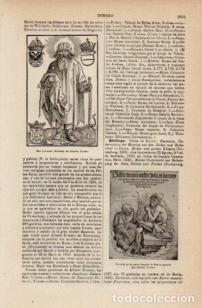 Postkarten: LAMINA V16580: San Coloman grabado de Alberto Durero - Varios