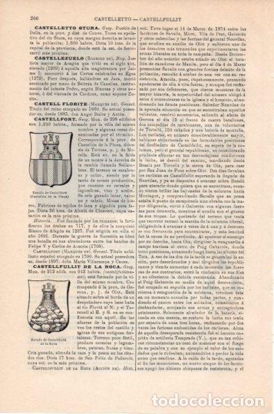 Postkarten: LAMINA V11720: Escudos de Castellfort y Castellfullit de la Roca - Varios