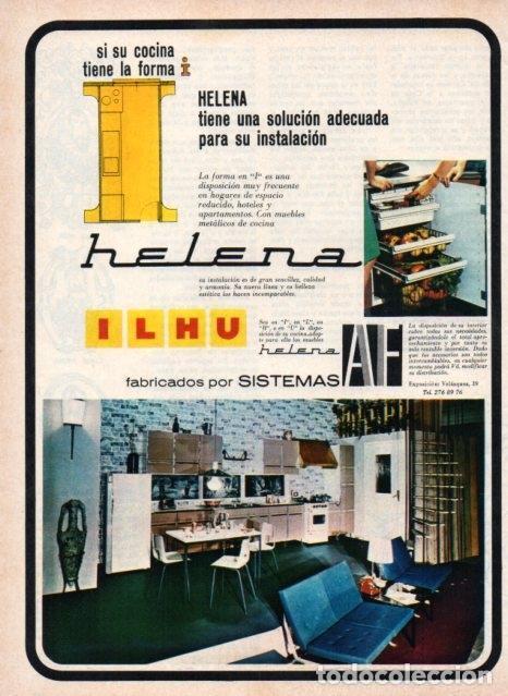 Cartes Postales: LAMINA V17252: Publicidad Helena muebles de cocina - VVAA