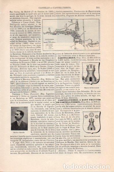 Cartoline: LAMINA V11731: Escudos de Castellsera y Castelltersol - Varios