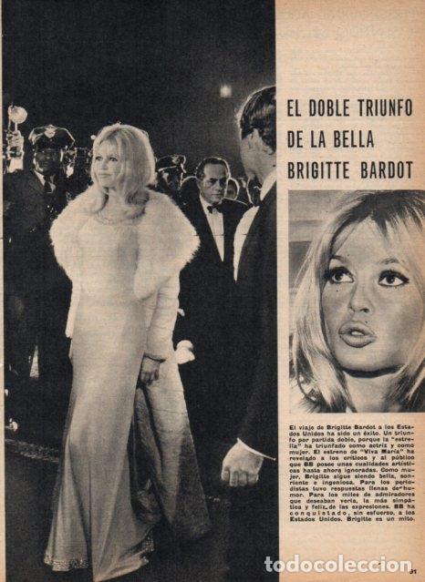 Postais: LAMINA V17562: Brigitte Bardot en el estreno de Viva Maria - VVAA
