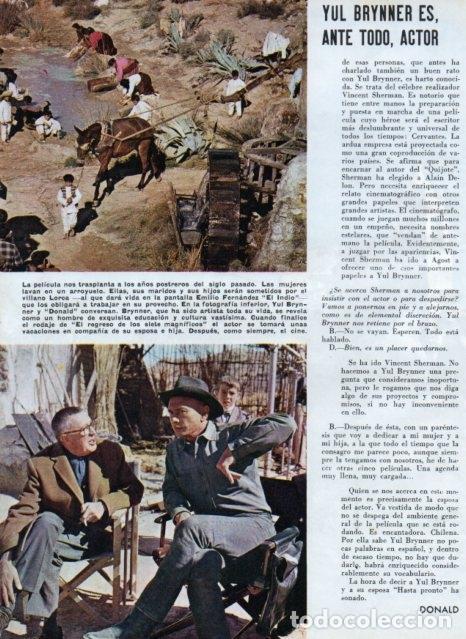 Cartoline: LAMINA V16968: Yul Brynner y Donald conversando - VVAA