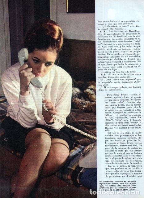 Cartes Postales: LAMINA V17199: Sonia Bruno al telefono - VVAA