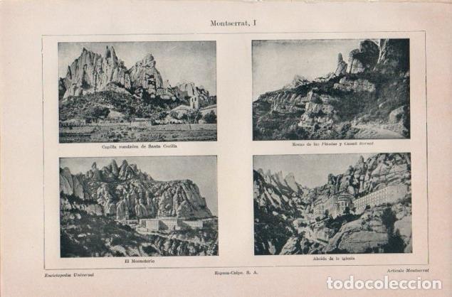 Postkarten: LAMINA V12891: Vistas de Montserrat, Barcelona - Varios