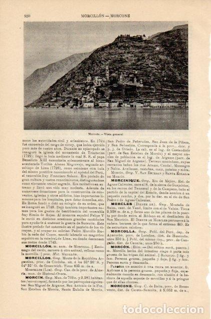 Cartes Postales: LAMINA V12915: Vista general de Morcote, Suiza - Varios