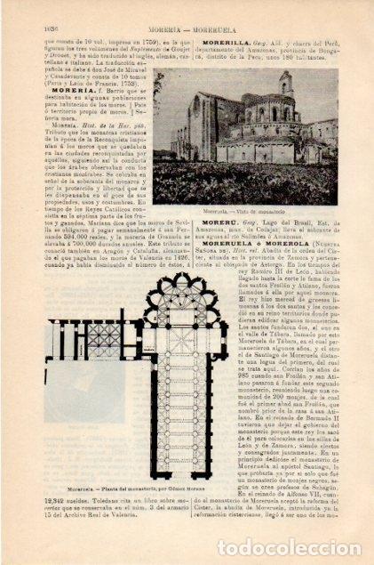 Postkarten: LAMINA V12928: Monasterio de Moreruela, Zamora - Varios