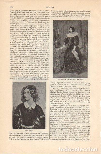 Cartes Postales: LAMINA V12829: Lola Montes - Varios