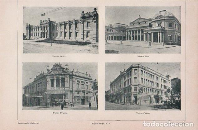 Postkarten: LAMINA V12842: Teatros en Montevideo - Varios