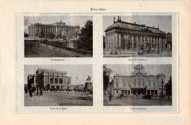 Cartoline: LAMINA V12623: Vistas de Estocolmo - Varios