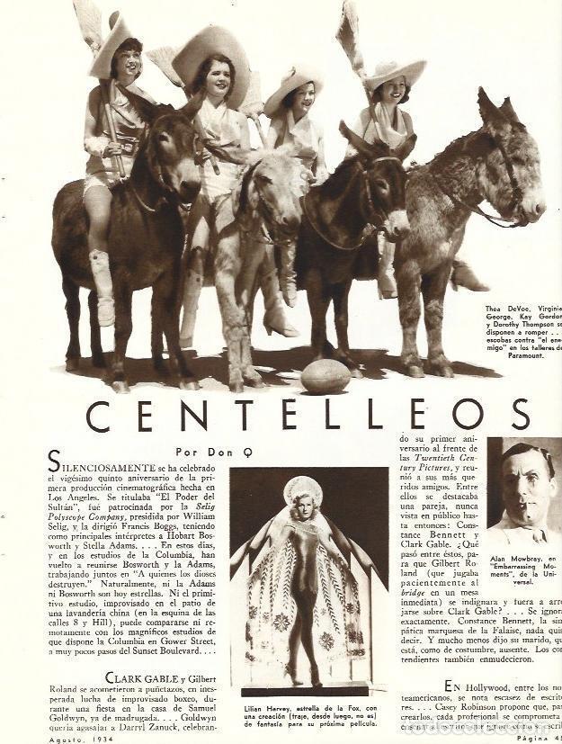 Postais: LAMINA 31792: Lilian Harvey, escena de El Enemigo y Alan Mowbray - VVAA