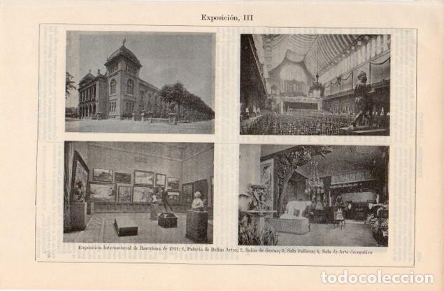 Postales: LAMINA V12706: Exposicion Internacional de Barcelona de 1911 - Varios
