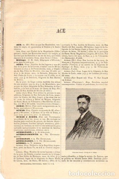 Postales: LAMINA V13490: Francisco Acebal, por R. Casas - Varios