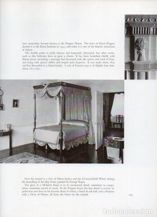 Postais: LAMINA V18857: The Crowninshield Bedroom of The Pingreee House in Salem, Massachusetts - Helen Comst