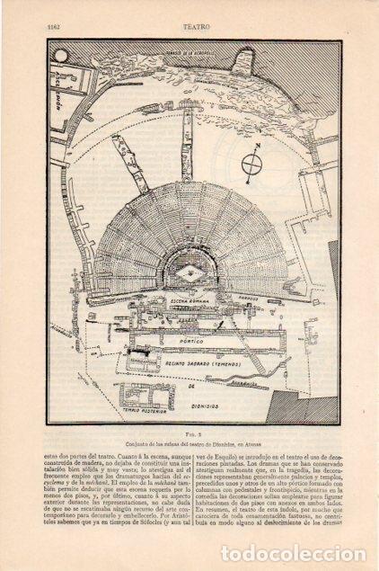 Postais: LAMINA V13275: Plano del teatro de Dionisios en Atenas - Varios