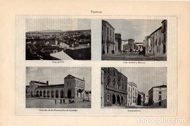 Postkarten: LAMINA V13219: Vistas de Terrassa, Barcelona - Varios