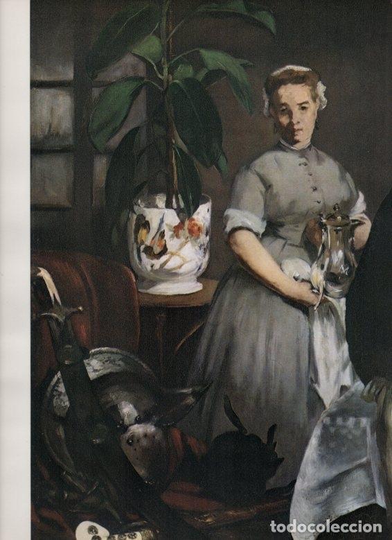 Cartoline: LAMINA V18239: La comida detalle por Manet - Luciano Berti