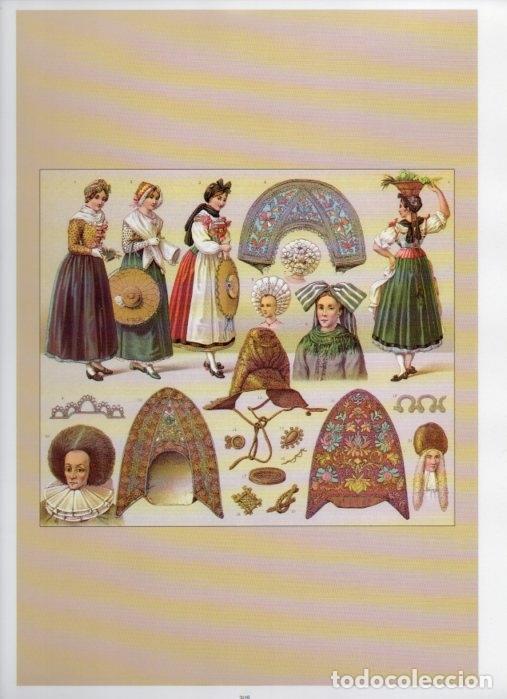 Postkarten: LAMINA V18456: Traditional costumes of the 1880s. France. Alsace and Lorraine - Albert Racinet