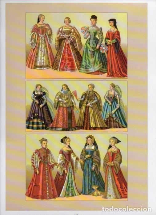 Cartoline: LAMINA V18385: Europe. The 16th century. England, France and Italy - Albert Racinet