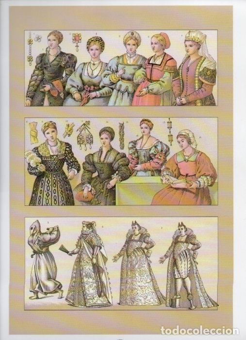 Postkarten: LAMINA V18392: Europe from Byzantium to the 1800s. Italy. Noblemen and courtesans - Albert Racinet