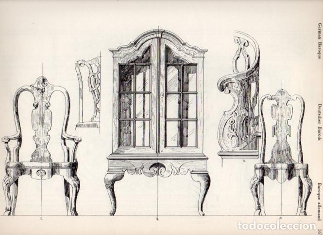 Cartoline: LAMINA V19535: Style Manuals: German Baroque Art. Sheet 5 - Ernst Rettelbusch