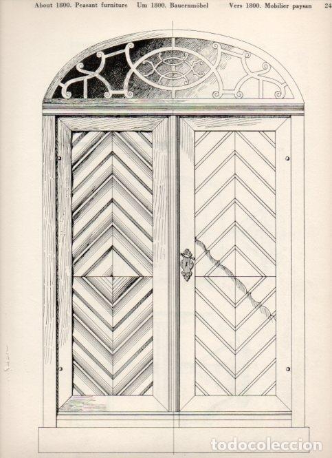 Postkarten: LAMINA V19572: Style Manuals: About 1800 Peasant furniture Art. Sheet 5 - Ernst Rettelbusch
