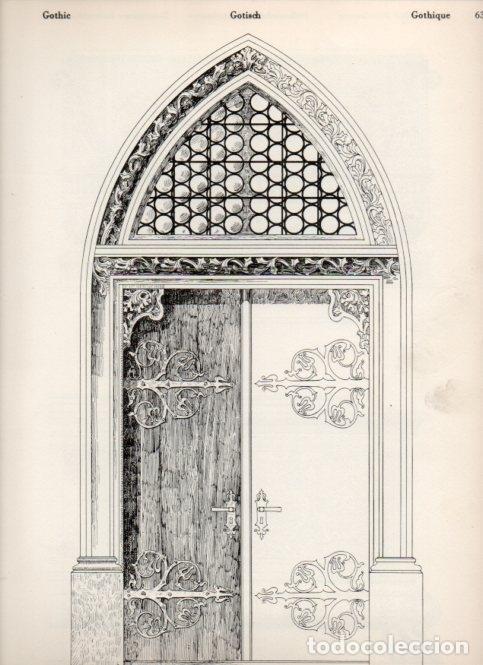 Cartoline: LAMINA V19483: Style Manuals: Gothic Art. Sheet 6 - Ernst Rettelbusch