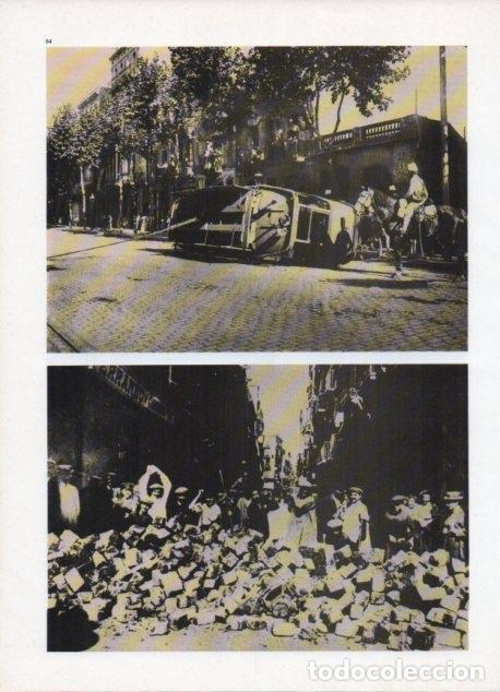 Postkarten: LAMINA V19854: Fotografies de la Setmana Tragica a Barcelona - Varios