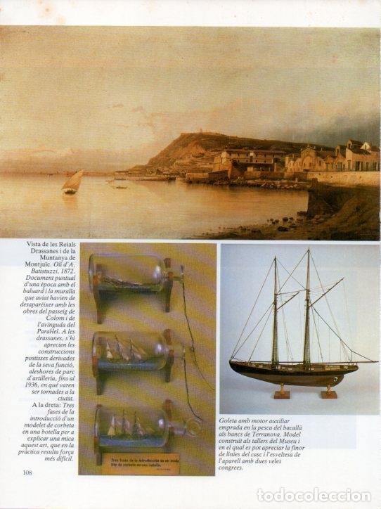 Postales: LAMINA V19663: Vista de les Reials Drassanes i la Muntanya de Montjuic per A. Batistuzzi - Jose M. M