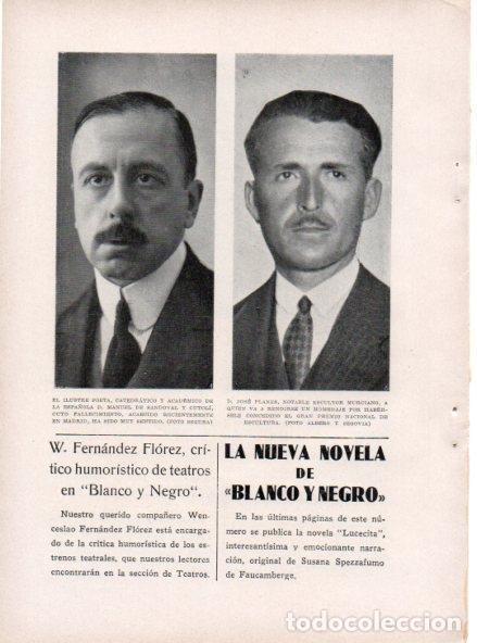 Postales: LAMINA V19713: Manuel de Sandoval y Cutoli y Jose Planes escultor - Varios