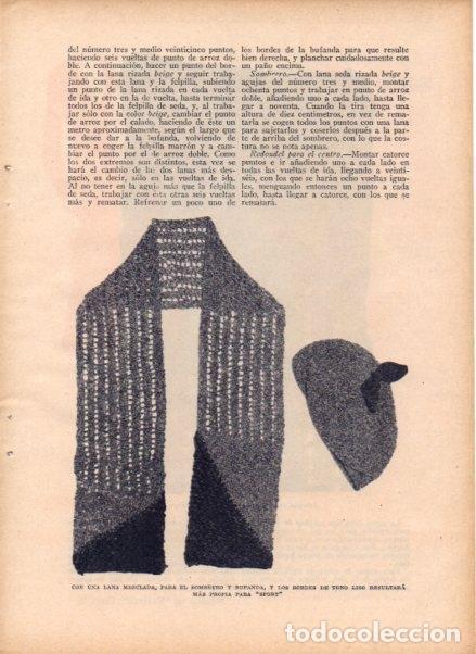 Postkarten: LAMINA V19734: Sombrero y bufanda de lana - Varios