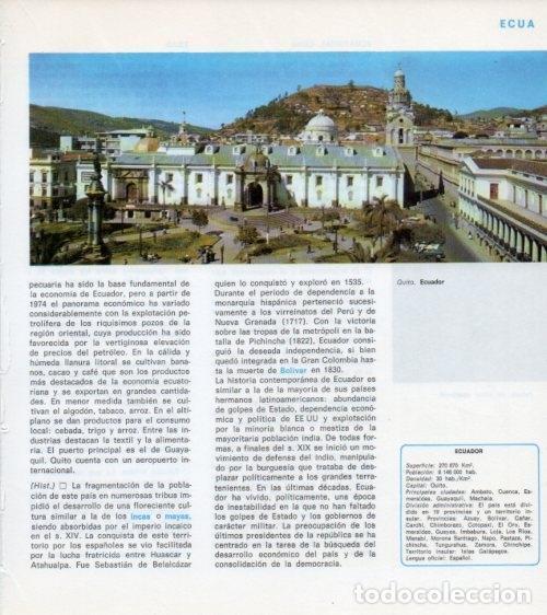 Postkarten: LAMINA V13872: Vista de Quito, Ecuador - Varios