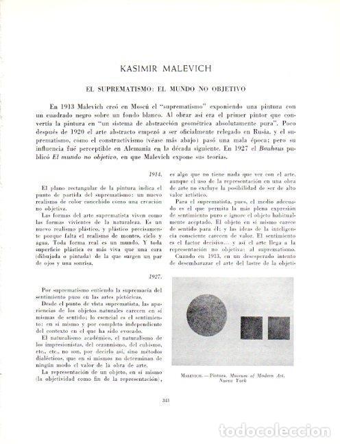 Cartoline: LAMINA V19120: Pintura por Kasimir Malevich - Robert Goldwater