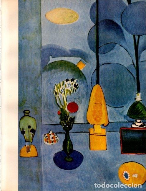 Postales: LAMINA V19106: La ventana azul por Matisse - Robert Goldwater