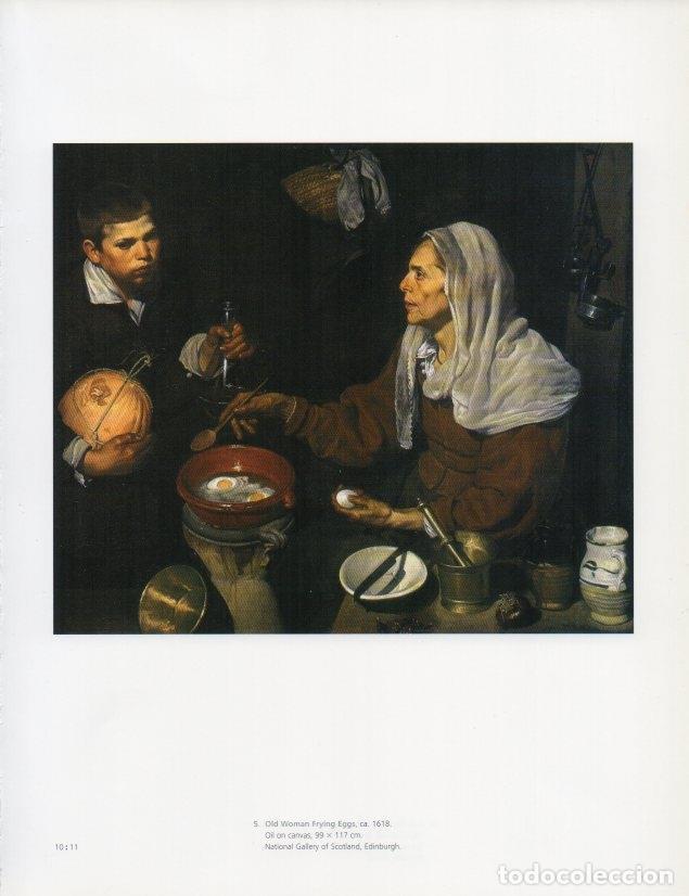 Postales: LAMINA V18898: Velazquez. Old Woman Frying Eggs 1618 - Santiago Alcolea i Gil
